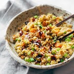 15 Minute Cauliflower Fried Rice was pinched from <a href="http://pinchofyum.com/15-minute-cauliflower-fried-rice" target="_blank">pinchofyum.com.</a>