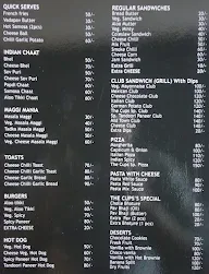 The Cups menu 2