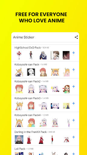 Screenshot WAStickerapps Anime – Anime St