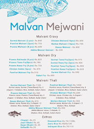 Malvan Mejwani menu 1