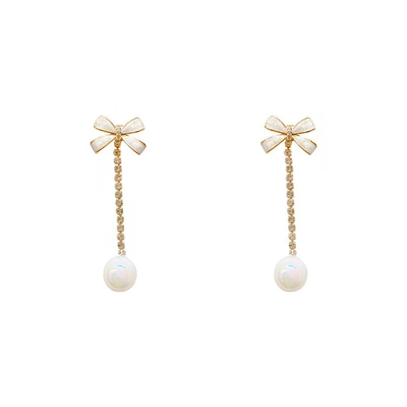 Brincos de Laço com Tassel de Dupla Utilização