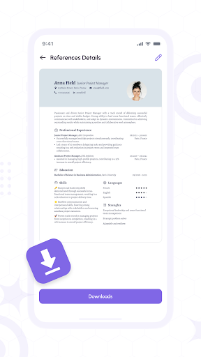 Screenshot Resume Builder : Pro CV Maker