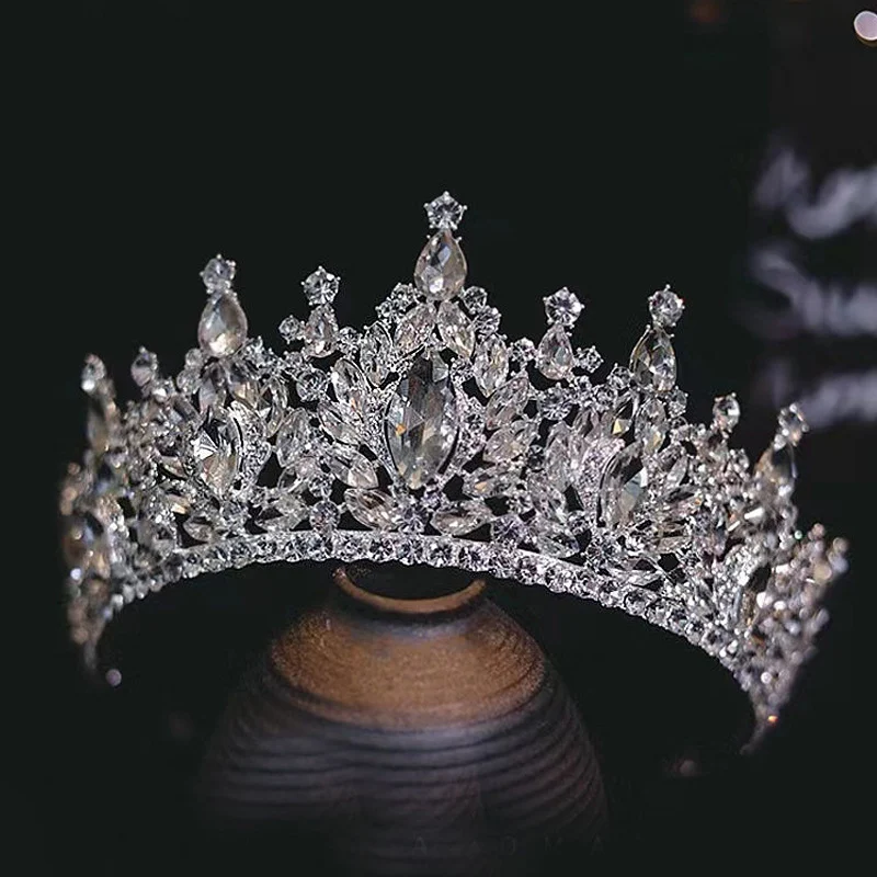 Korejska Dijamantska Kruna za Neveste Aksesoari Sjajna i Elegantna Kruna za Mladu za Vaš Poseban Dan