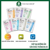 Mặt Nạ Dưỡng Da The Face Shop Dưỡng Ẩm Săn Chắc Trắng Da Se Khít Lỗ Chân Lông The Solution Double Up Mask Sheet 20Ml