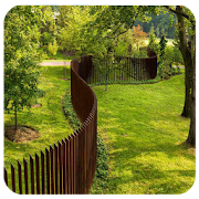 Modern Wood Fence  Icon