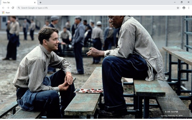 The Shawshank Redemption New Tab Theme