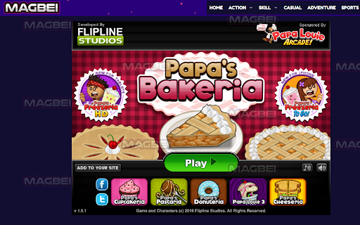 Papa's Bakeria Unblocked Game Online