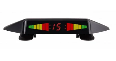 LED Display with Buzzer - Obstacle Distance & Visual Readout