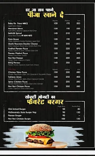 Da' Pizza menu 1