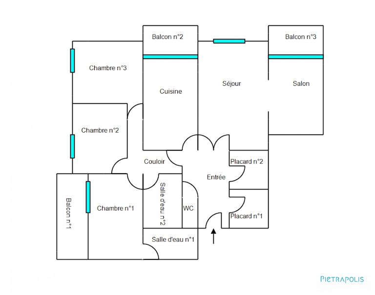 Vente appartement 5 pièces 98 m² à Saint-Priest (69800), 239 000 €