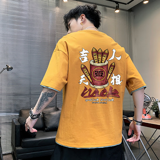 Title 9, Chinese fashion half sleeve T-shirt