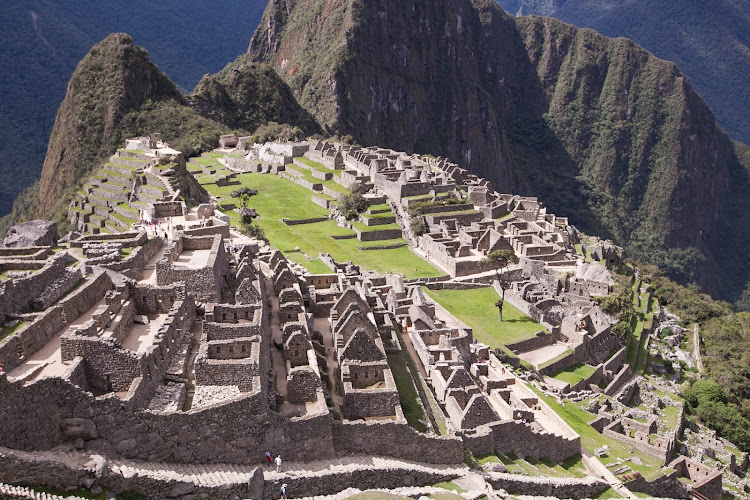 A look at the main compound at Machu Picchu in Peru.