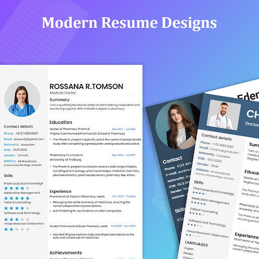 Screenshot Resume Builder: CV Maker