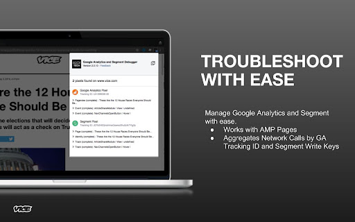 Google Analytics and Segment Helper by VICE
