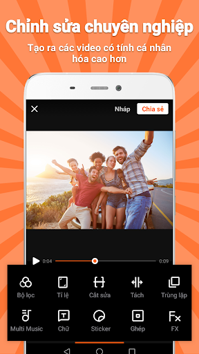 VivaVideo v7.6.6 Unlocked - Trình Chỉnh Sửa Và Tạo Video  