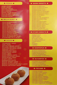 Kaka Halwai Sweet Centre menu 3