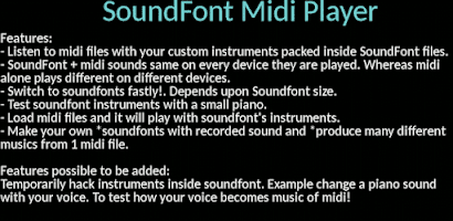 SoundFont-MidiPlayer-Piano Screenshot