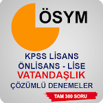 Cover Image of Download KPSS VATANDAŞLIK ÇÖZÜMLÜ 1.0 APK