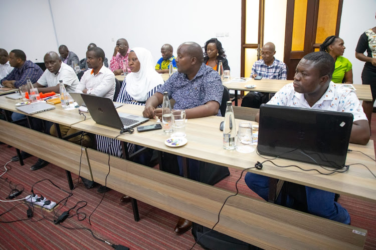 A section of Kakamega county chief officers during the induction program.