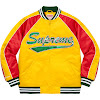 supreme®/mitchell & ness® sequin logo varsity jacket fw21