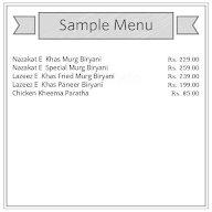 Najakat Kirana Store menu 1
