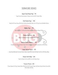 The Bug: Bar & Kitchen menu 3