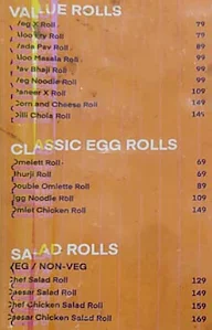 Gobblers Rolls & Bowls menu 1