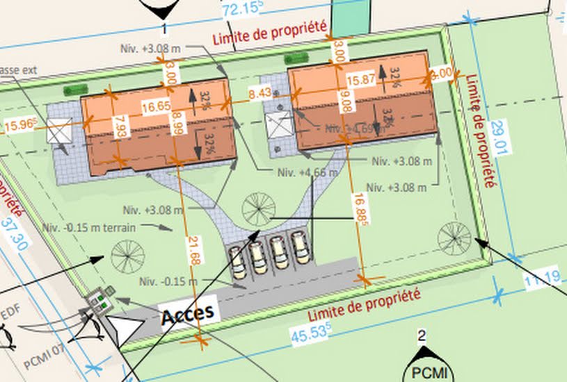  Vente Terrain à bâtir - 1 680m² à Saint-Caprais-de-Blaye (33820) 