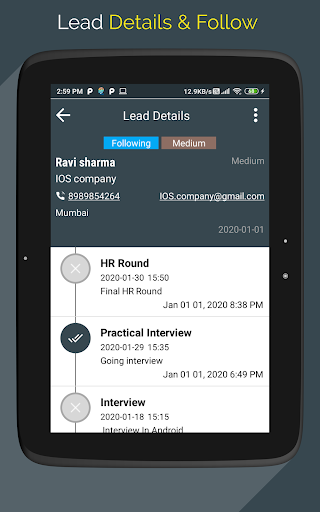 Lead Management System  Lead Tracker