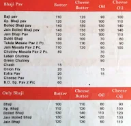 Jay Ambe Pav Bhaji menu 2