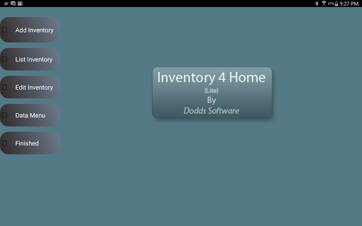 Inventory4Home Tablet-Lite