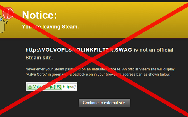 Steam link filter bypasser chrome extension
