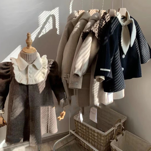 Title 4, Childrens Sweet Princess Style Woolen Coat. Wa...