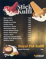 Kulfi Treat menu 2