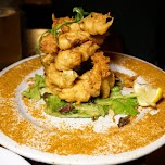 alligator bites at KUSH restaurant in Miami, United States 