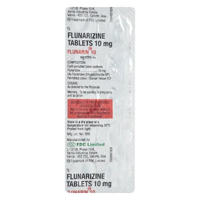 FLUNARIN 10MG TAB 10'S