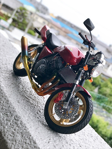 その他 のプラモデル バイクプラモデル バイク Cbr Super Fourに関するカスタム メンテナンスの投稿画像 車のカスタム情報はcartune