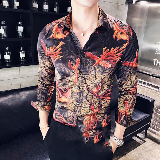Title 4, Slim-Fit Personalized Printed MenS Shirt