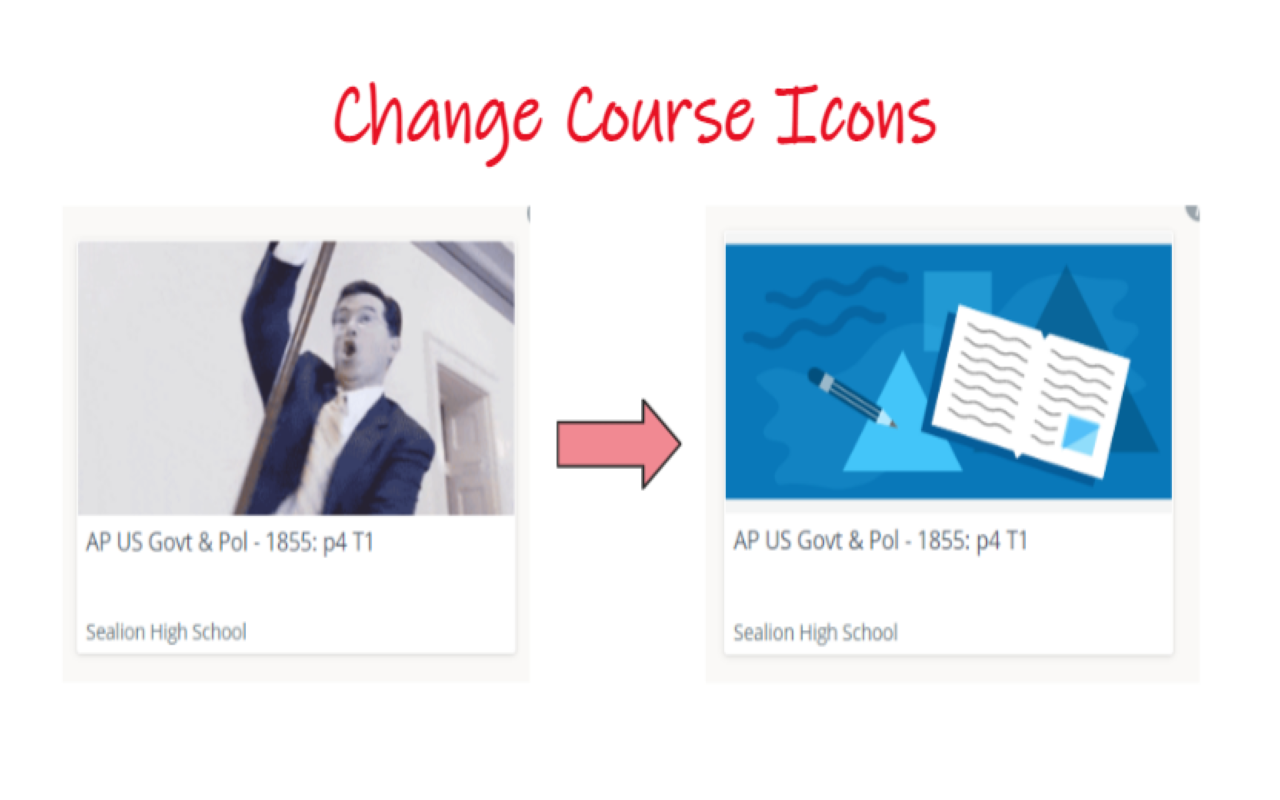 Schoology Course Icon Remover Preview image 3