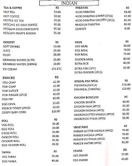 Medical College Canteen menu 2