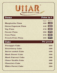Uttar Eggless Bakery N Cafe menu 5