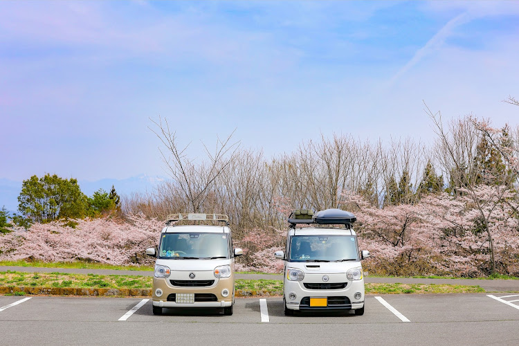 ムーヴキャンバスの群馬県・群馬旅行・群馬県ドライブ・花ーチューン・桜コラボに関するカスタム事例の投稿画像2枚目