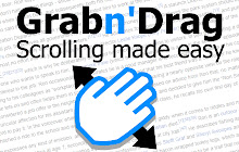 Grab n' Drag - Scrolling made easy small promo image