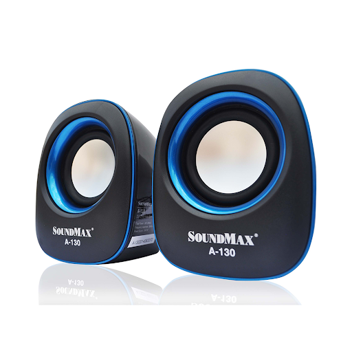 Loa 2.0 Soundmax A130 (Xanh,Đen)