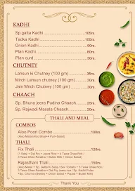 Rajasthani Tadka menu 3