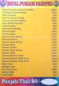 Royal Punjab Paratha menu 3