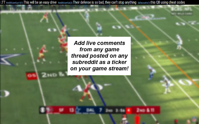 Live Thread Ticker chrome extension