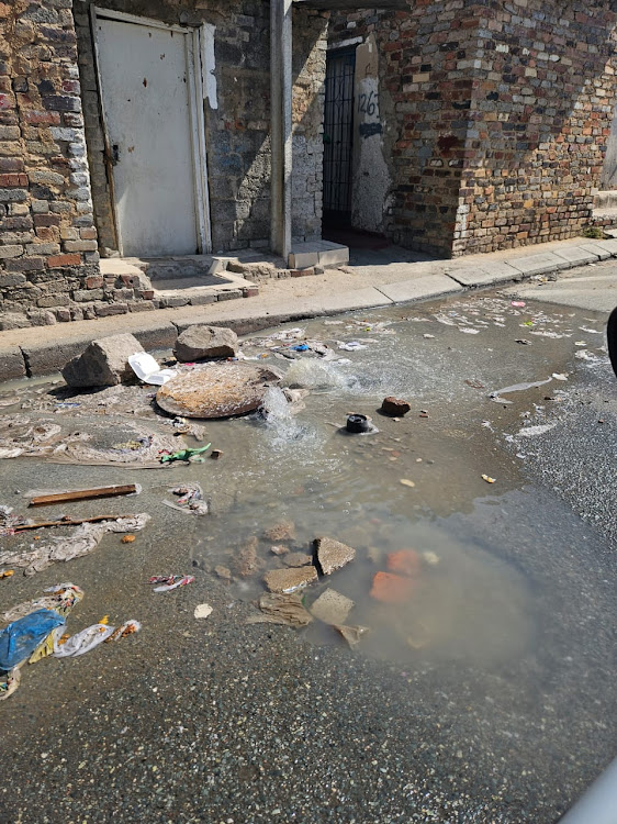 Sewer and water leaks in Alexandra.