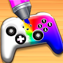 Icon Tie Dye Controller: DIY Games