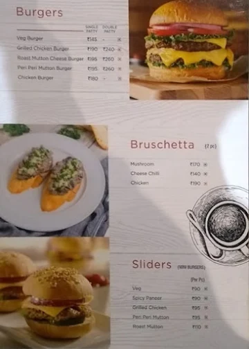 Nik Baker's menu 